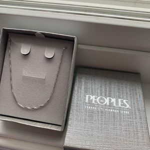 Sterling Silver Chain Necklace - 18”